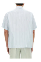 LANVIN Men's Striped Shirt Blue, view 3