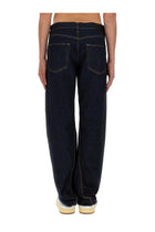 LANVIN Men's Twisted Jeans Blue, view 3
