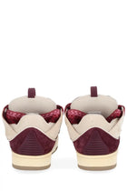 LANVIN Unisex Leather Curb Sneaker Multicolor, view 4