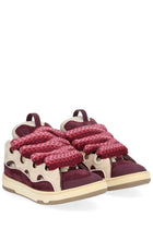 LANVIN Unisex Leather Curb Sneaker Multicolor, view 2