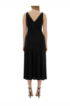 LANVIN Women's Midi Dress Black, view 3