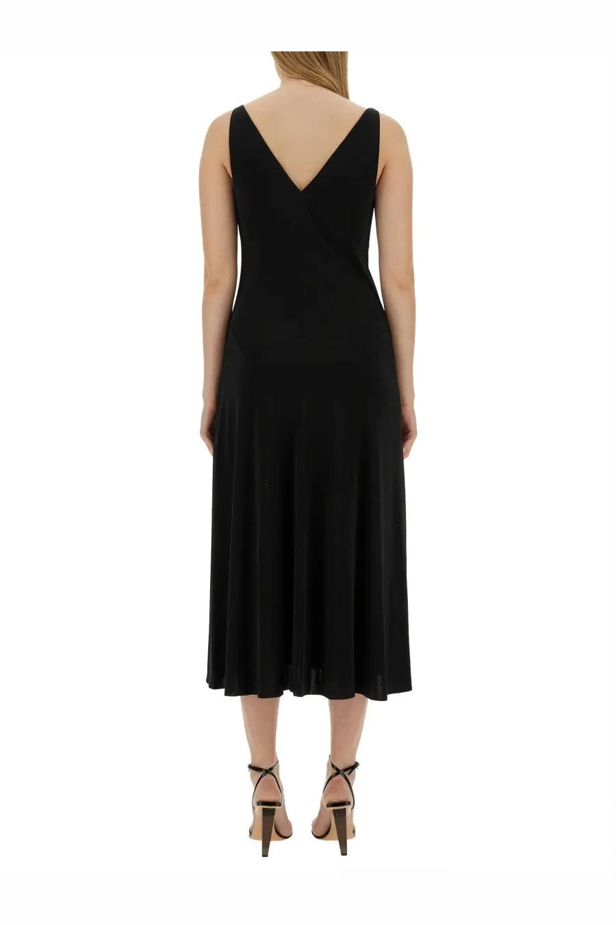 LANVIN Women's Midi Dress Black, view 3