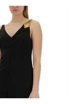 LANVIN Women's Midi Dress Black, view 4