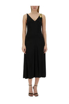 LANVIN Women's Midi Dress Black, view 2