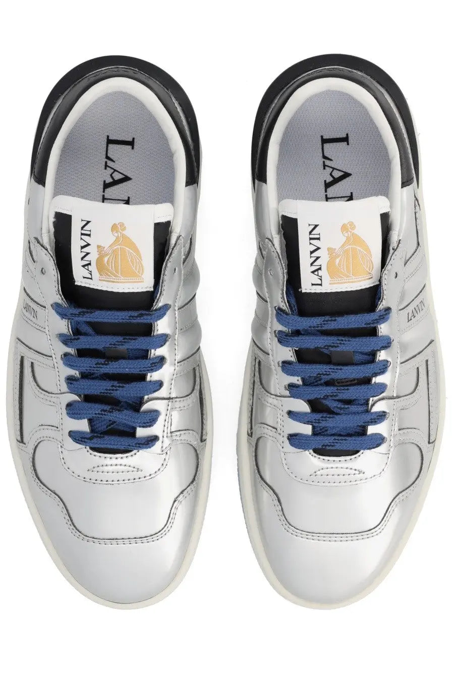 LANVIN Women's Sneaker Clay Silver, view 4