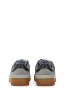 LANVIN Women's Suede and Nappa Leather Sneaker Grey, view 4
