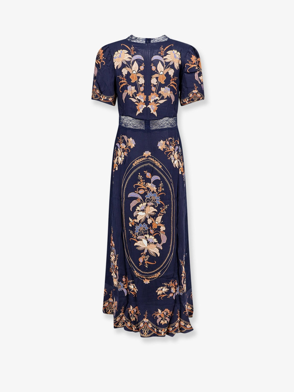 FARM Rio Women's Lara Viscose Long Dress Blue, view 2