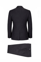 Lardini Men's Wool Due Pezzi Suit Black, view 3