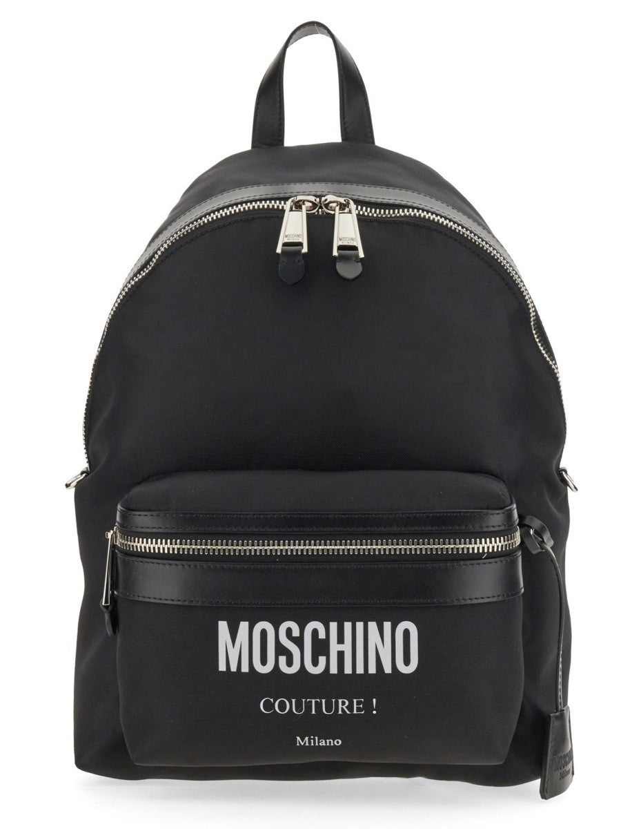 Moschino Men's Large Backpack Black Moschino