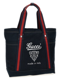 Gucci Large Coat of Arms Shopping Blue