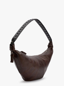 Large Croissant Leather Shoulder Bag