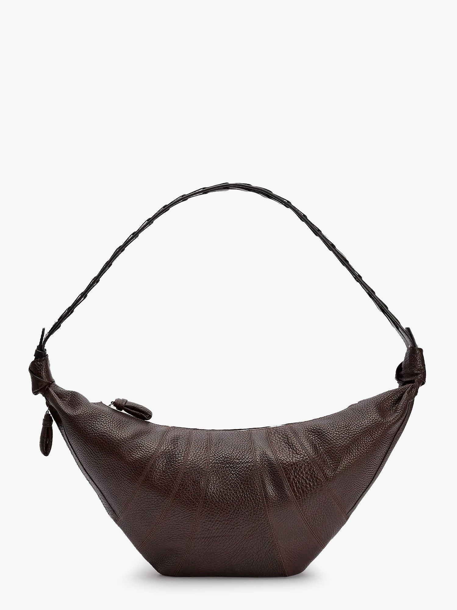 Large Croissant Leather Shoulder Bag