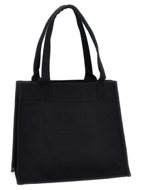 Ganni Large Easy Shopper Contrasted Shopping Bag White
