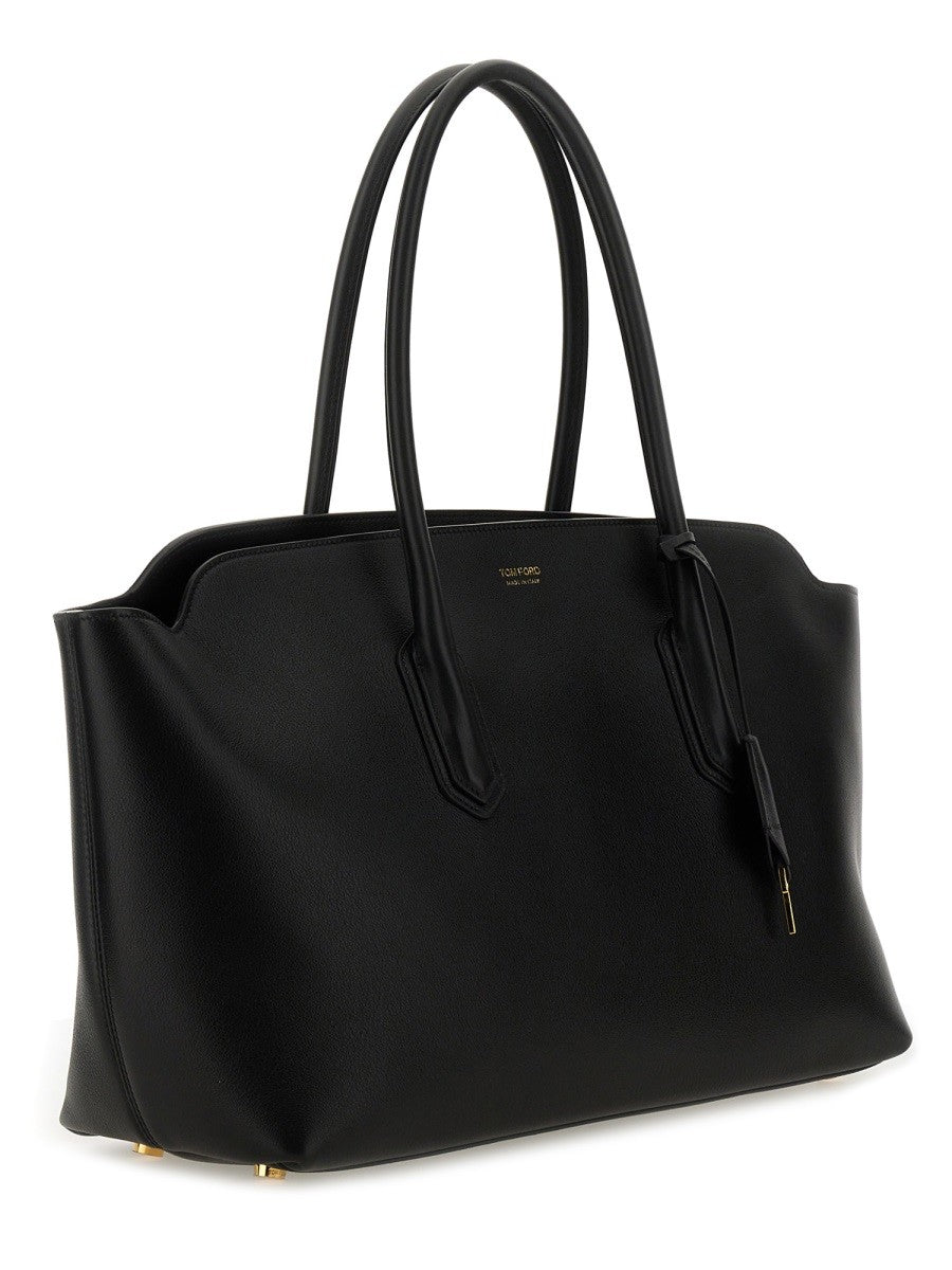 Tom Ford Women's Large Leather Bag Black, view 2