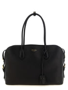 PRADA Large Leather Shopping Bag Black
