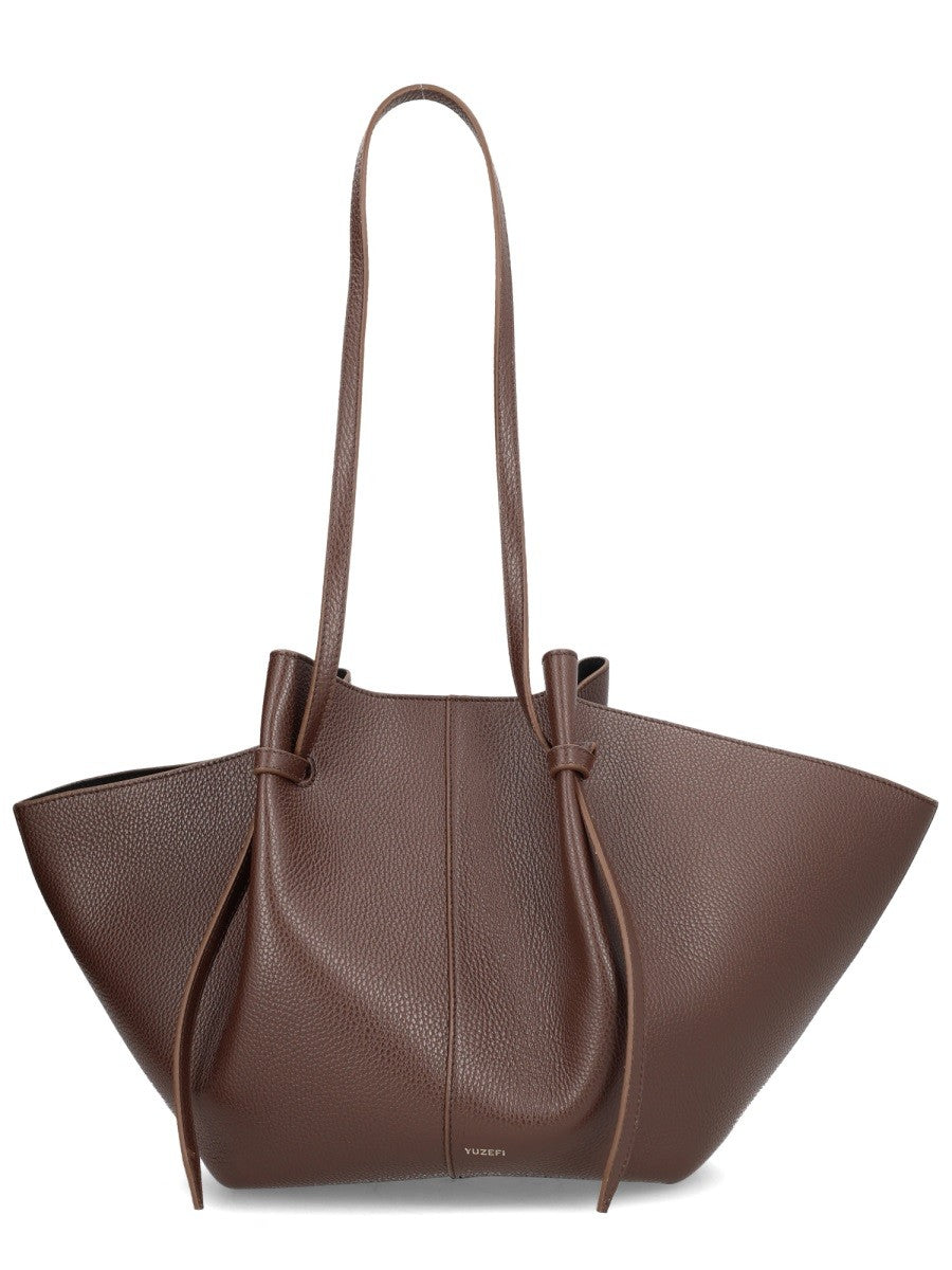 Yuzefi Women's Large Mochi Bag Brown