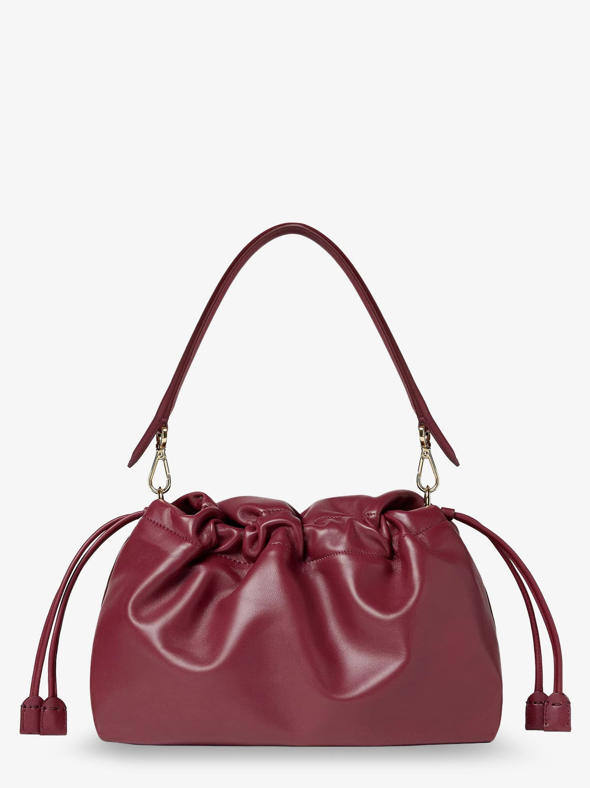 Fendi Women's Large Soft Leather Baguette Bag Red