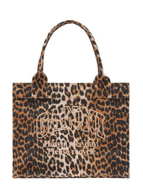 Ganni Women's Borsa Tote Large Con Pattern