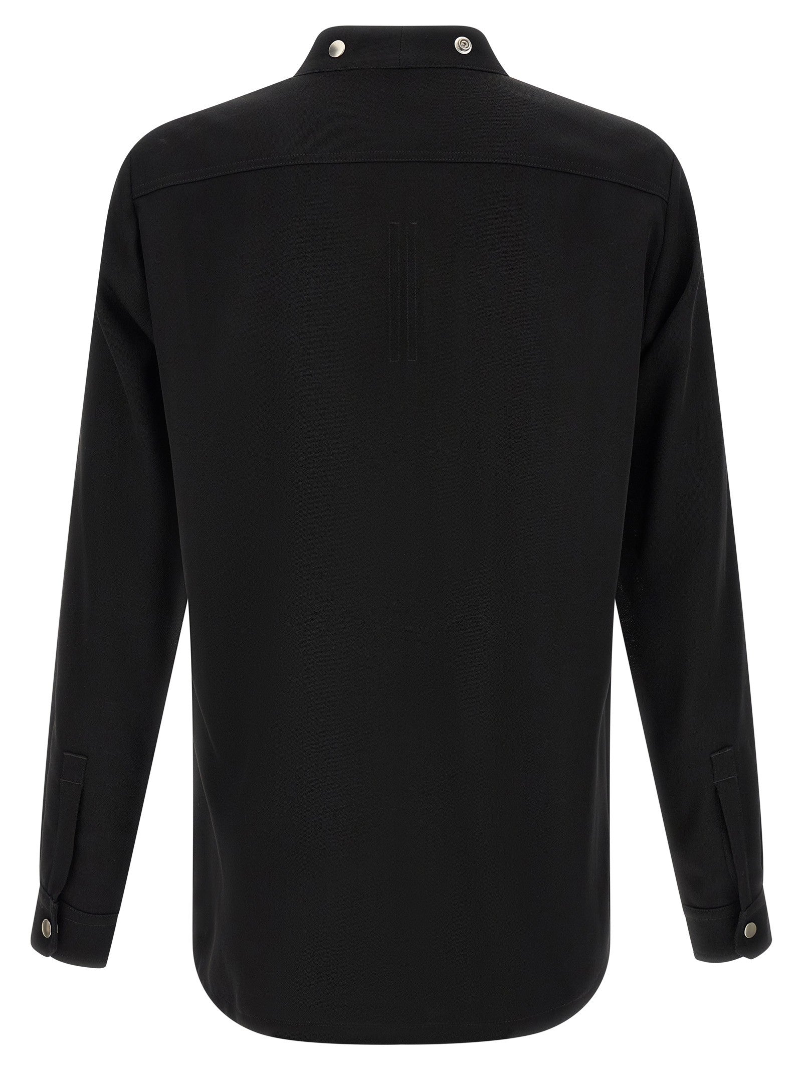 Rick Owens Larry Frogpocket Shirt Black