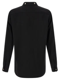 Rick Owens Larry Frogpocket Shirt Black