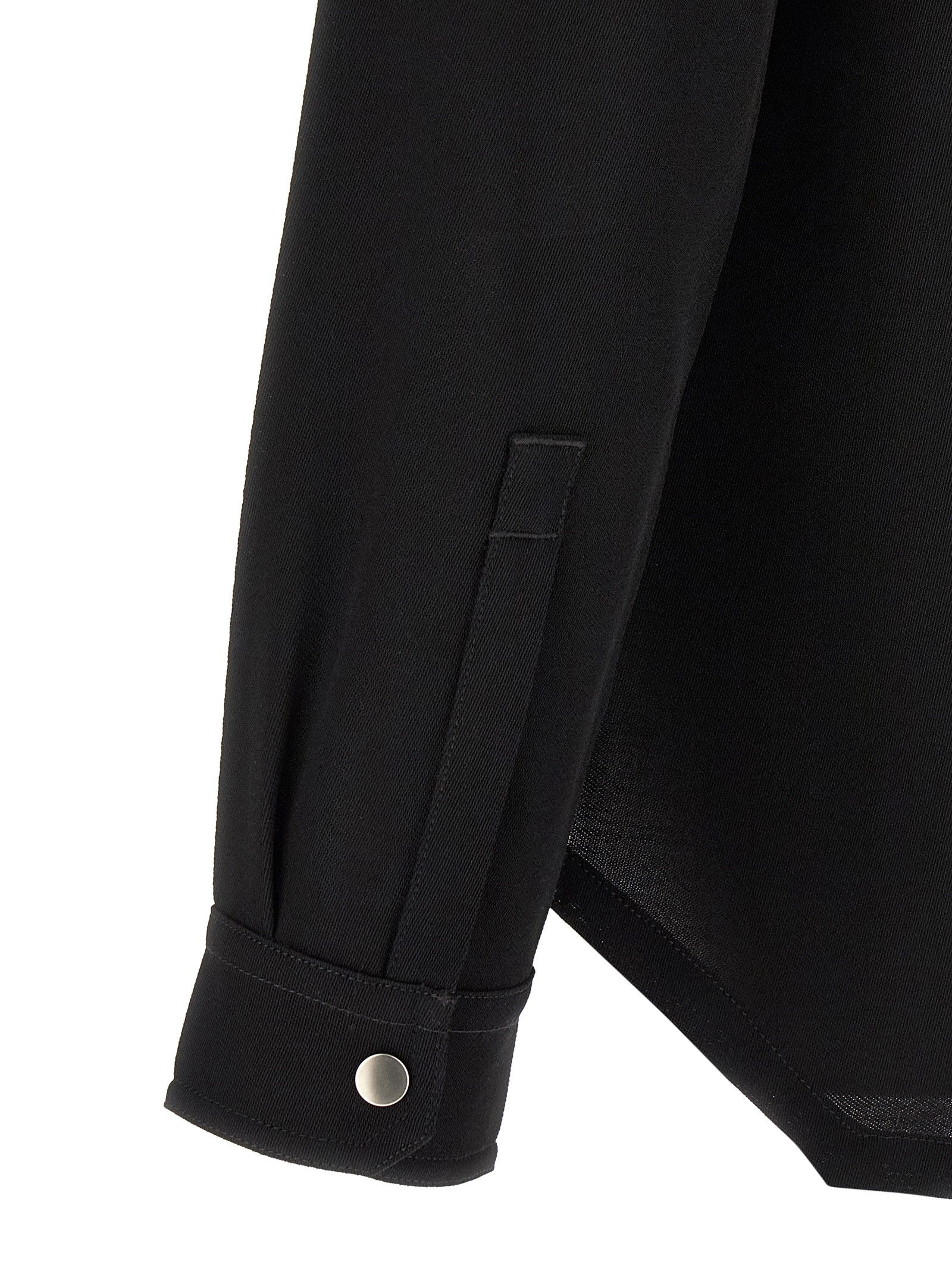 Rick Owens Larry Frogpocket Shirt Black