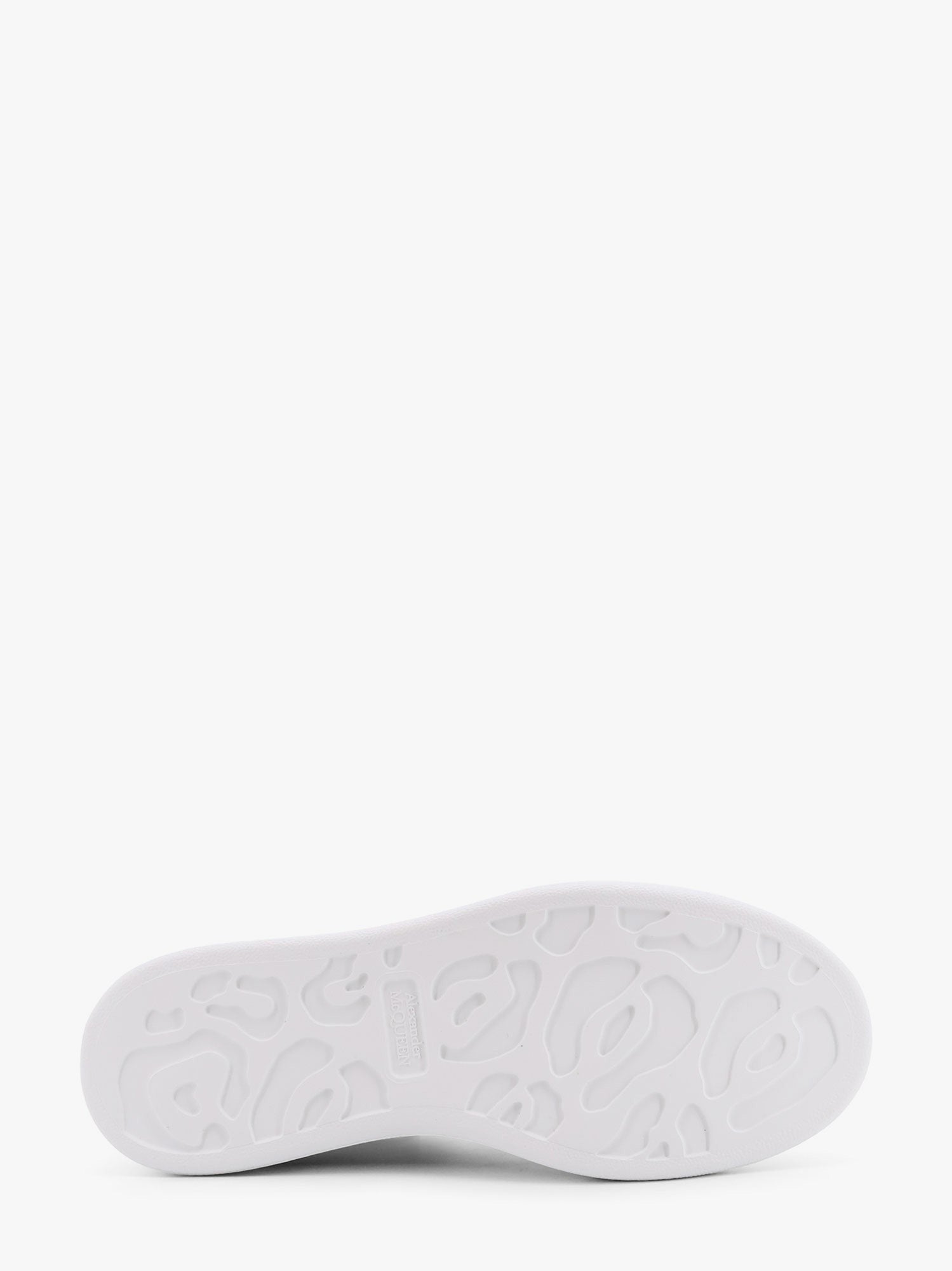 Alexander McQueen Women's Larry Low Top Leather Sneakers White