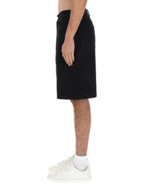 Casablanca Men's Laser Monogram Shorts Black