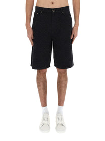 Casablanca Men's Laser Monogram Shorts Black