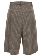 Parosh Lassie Bermuda Shorts Brown