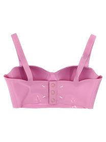 Maison Margiela Latex Bra Blue