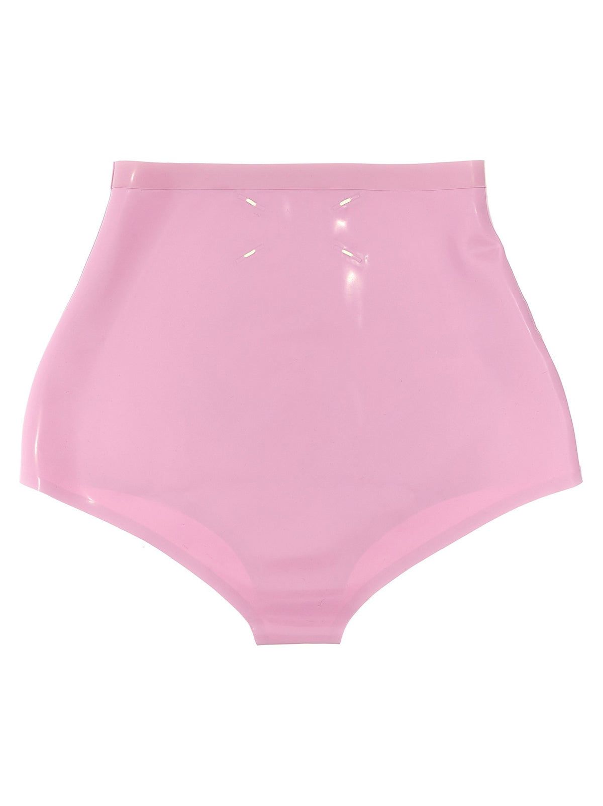 Maison Margiela Latex High Waist Briefs Blue