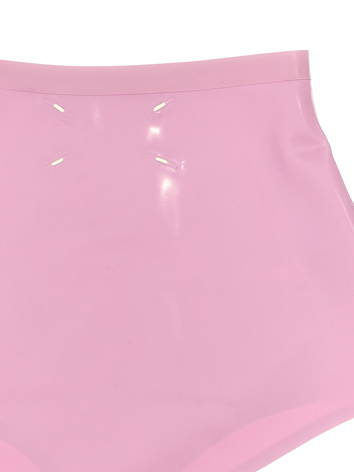 Maison Margiela Latex High Waist Briefs Blue