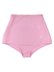 Maison Margiela Latex High Waist Briefs Blue