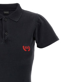 Balenciaga Laurel Classic Polo Dress Black
