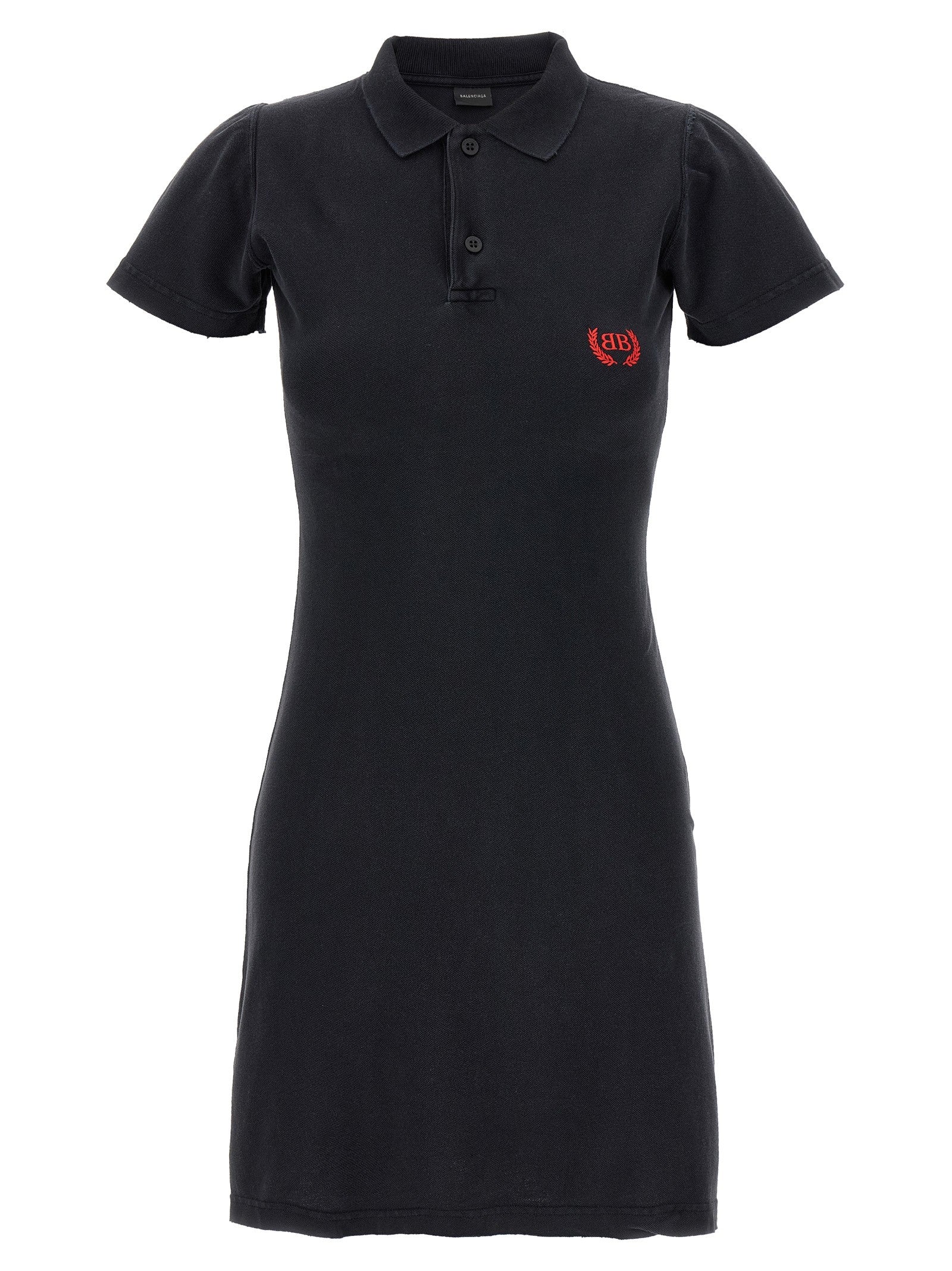 Balenciaga Laurel Classic Polo Dress Black