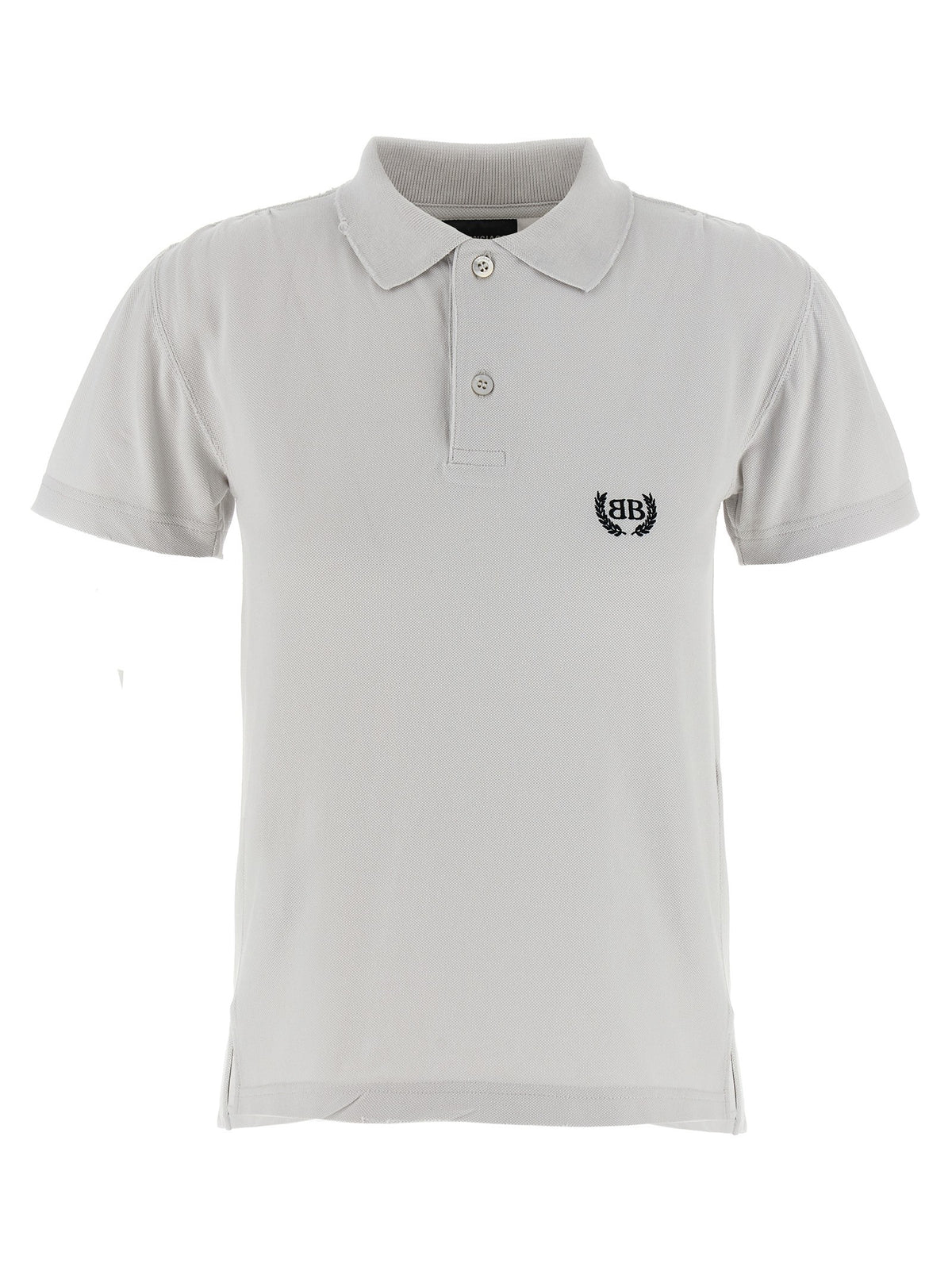 Balenciaga Laurel Classic Polo Shirt Grey