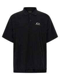 Balenciaga Laurel Classic Polo Shirt Black