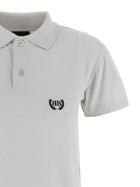 Balenciaga Laurel Classic Polo Shirt Grey, view 3