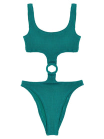 Mc2 Saint Barth Laurel One Piece Swimsuit Green