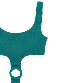 Mc2 Saint Barth Laurel One Piece Swimsuit Green
