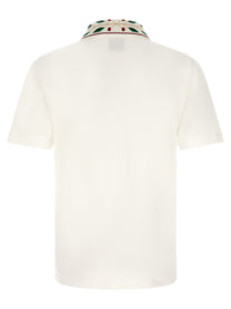 Casablanca Laurel Polo Shirt White