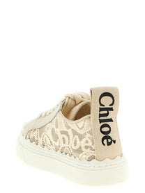 Chloé Lauren Low Top Sneakers Beige