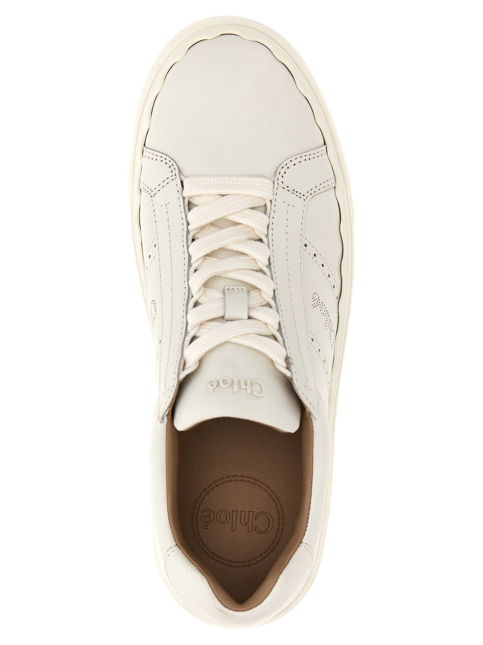 Chloé Lauren Sneakers White