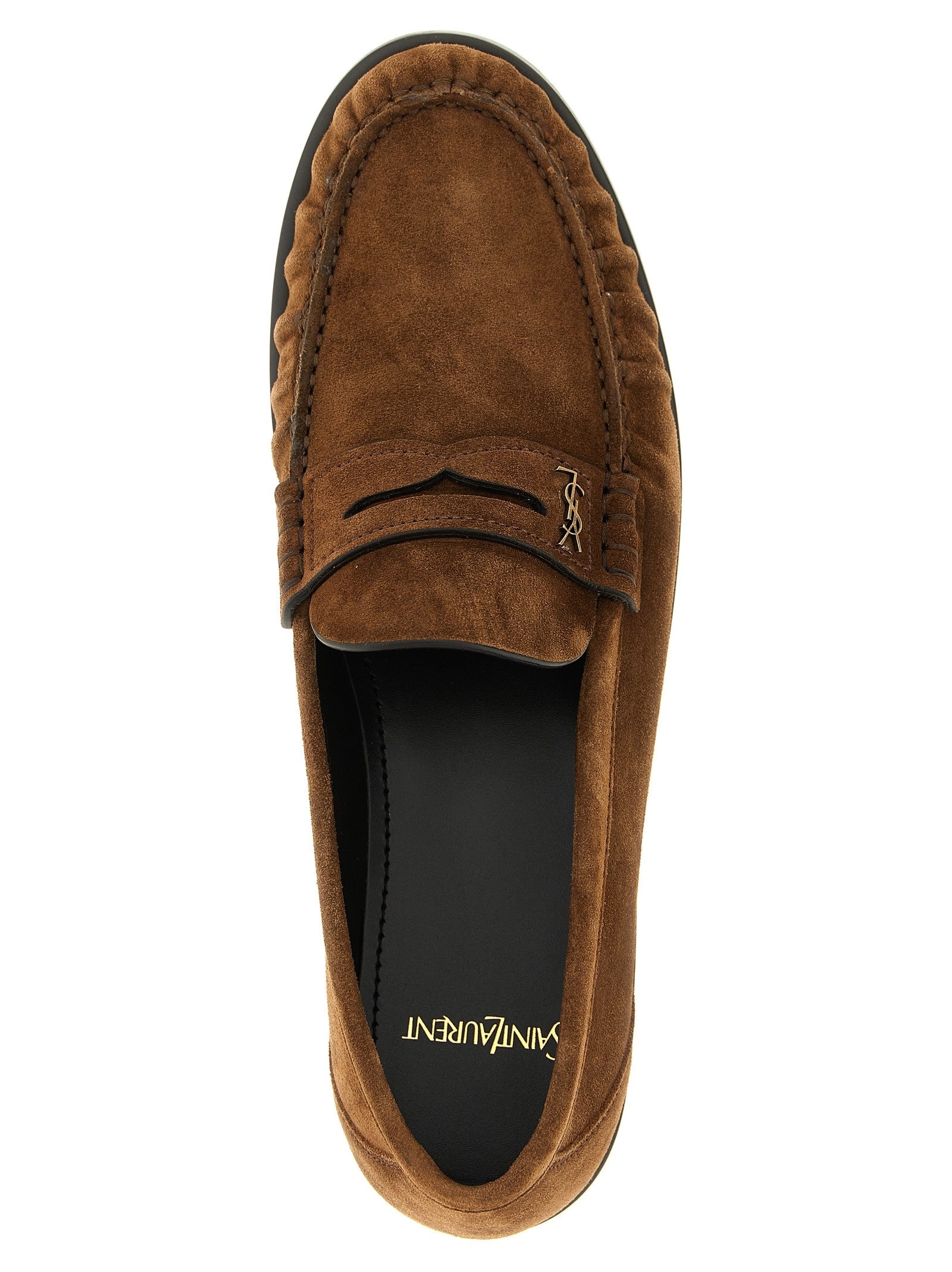Saint Laurent Laurent Loafers Brown