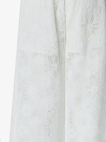 Pinko Women's Laurie Lace Trousers White