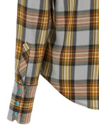 Chloé Lavaglière Checked Shirt Gold