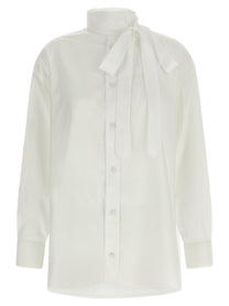 Kenzo Lavallière Collar Shirt White