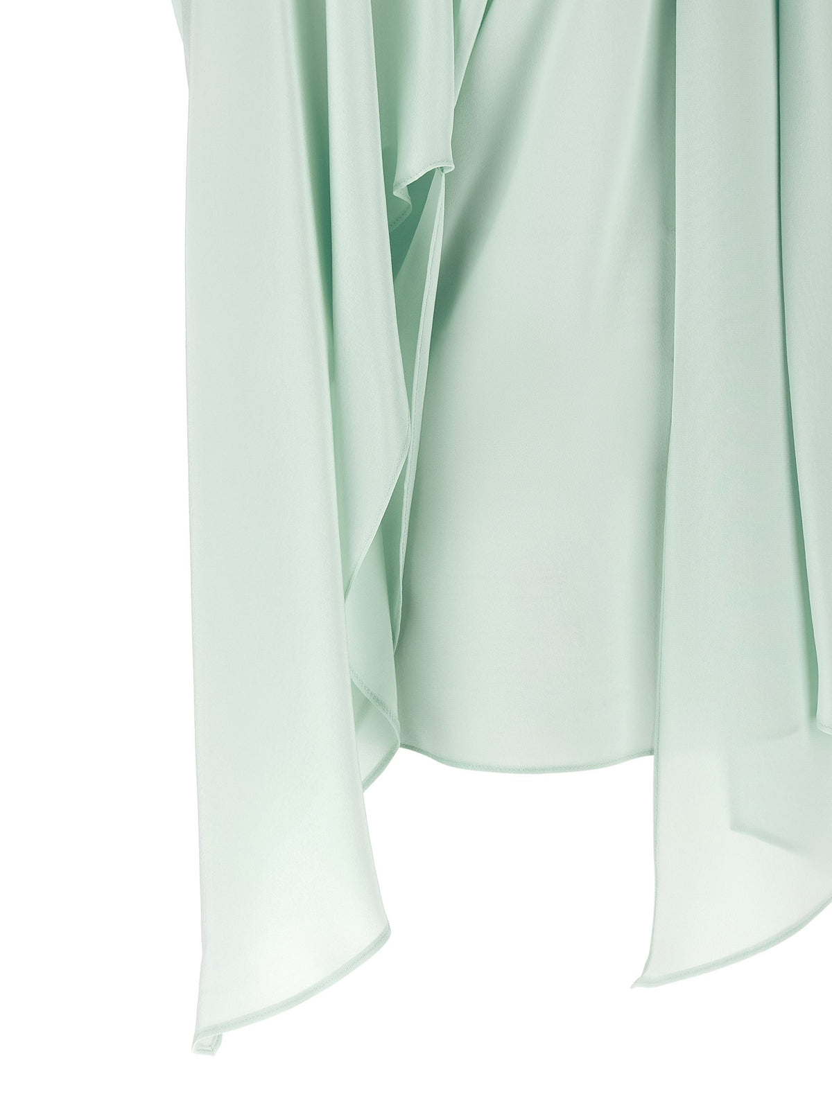 Stella McCartney Lavallière Collar Shirt Green