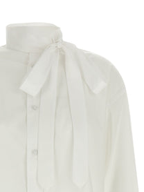 Kenzo Lavallière Collar Shirt White
