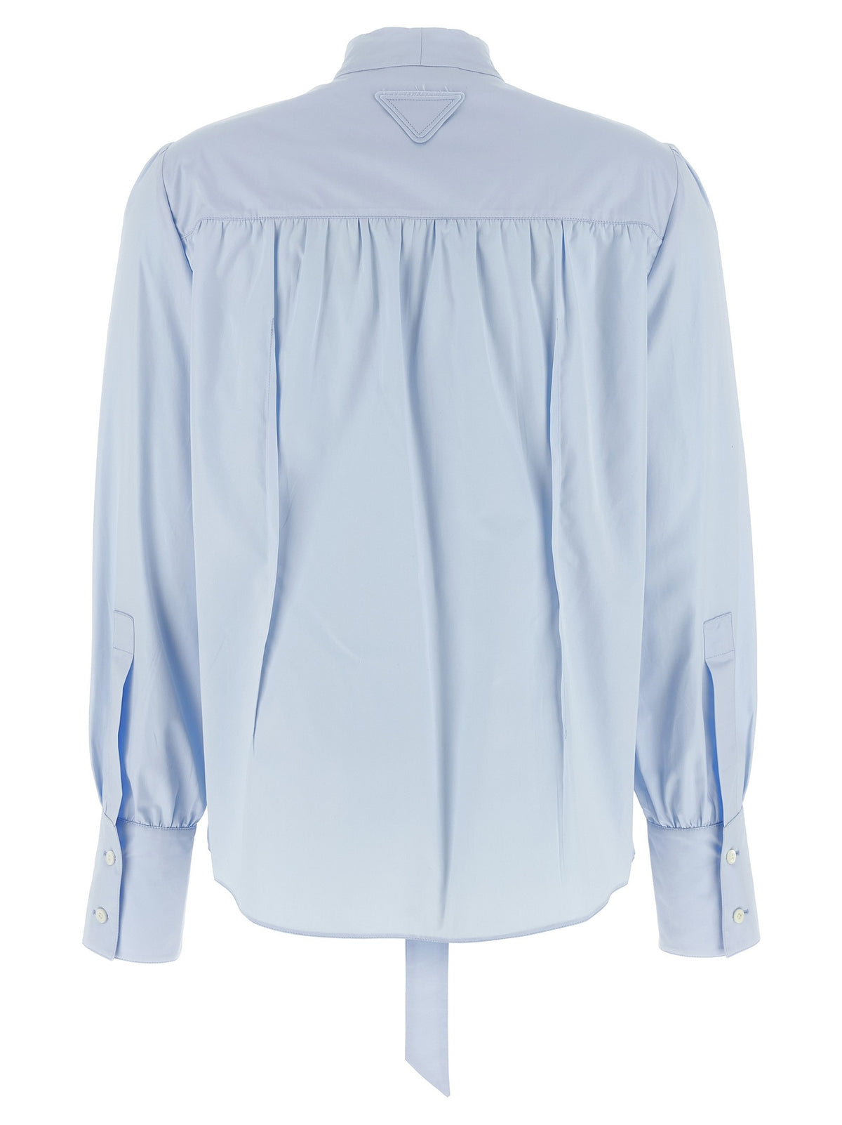 PRADA Lavallière Collar Shirt Blue, view 2
